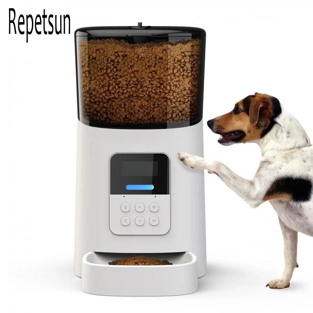 Distributeur automatique intelligent 6L Wi-Fi pour chiens et chats, alimentation facile - Montoutou-Shop luxe