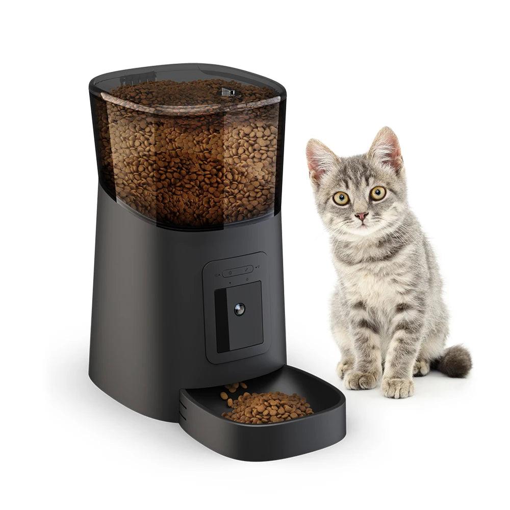 Distributeur automatique intelligent 6L Wi-Fi pour chiens et chats, alimentation facile - Montoutou-Shop luxe